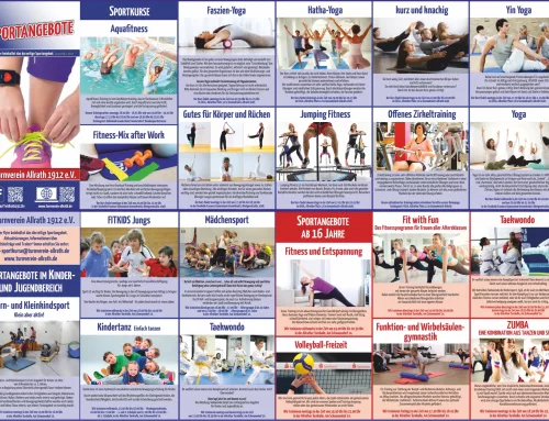 Neue Flyer: Gesamtangebot und Kindersport
